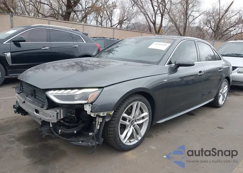 2021 Audi A4 Premium Plus 45 Tfsi S Line Quattro S Tronic из США, поврежденный, VIN WAUEAAF47MA028393